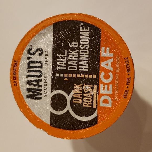KEURIG K-Cups - MAUD'S DARK ROAST DECAF -Tall, Dark & Handsome - 12 Count - Picture 3 of 4